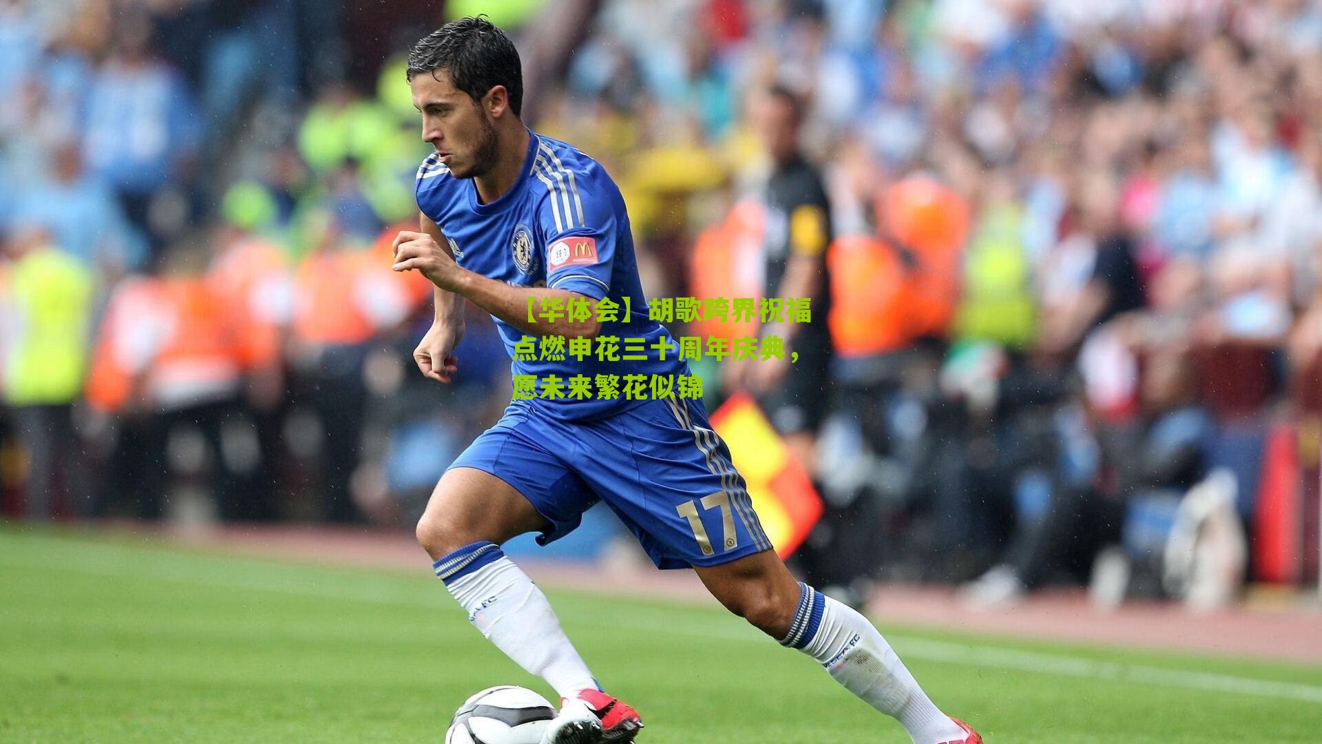 胡歌跨界祝福点燃申花三十周年庆典，愿未来繁花似锦